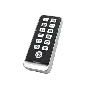 Lecteur RFID double fréquence MF étanche pour bureau et montage mural 125KHz 13.56MHz pour contrôle d'accès par bouton métallique physique - Product Image 1