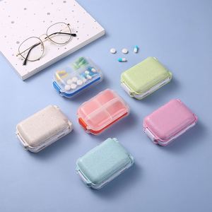 Printed Logo Portable <b>Plastic</b> Mini-transparent Pill <b>Box</b> Supports - Product Image 4