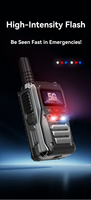 GPS Walkie-talkie Ringkas dan Tahan Lama dengan Waktu Siaga Panjang dan Dukungan Kartu SIM.