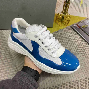 Zapatillas Deportivas de Lujo para Hombre, Marca de Diseño, Estilo American Cup, de Piel Sintética y Malla, Tendencia de Moda, Venta al Por Mayor, Personalizables - Product Image 3