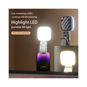 Mini Pocket Fill <strong>Light</strong> Three Color Temperature HD Fill <strong>Light</strong> Portable Video Conferencing Compatible <strong>Camera</strong> Selfie <strong>Light</strong>