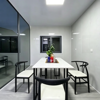 Kit de maisonnette moderne Apple Cabin avec extérieur incurvé et verre panoramique pour studios de jardin, directement du fabricant