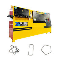 Machine à cintrer les étriers en acier CNC, haute efficacité, entièrement automatique, pour chantier de construction