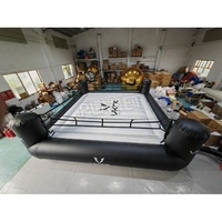 Personnalisé Commercial Extérieur Portable Saut Gonflable Maison de Rebond Anneau de Boxe Gonflable Lutte Arène Anneau