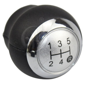 Pomo de palanca de cambios Smooth Sailing de 5 velocidades, manual, con tapa negra y plateada para Toyota Corolla, Yaris, RAV4 - Product Image 1