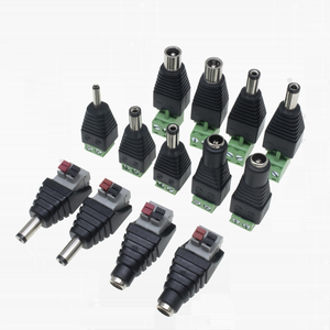 Solderless DC Power Adapter 5.5*2.1mm 5.5*2.5mm Female Jack and Male <strong>Plug</strong> Connector for LED Lighting <strong>CCTV</strong> Camera Power Supply - Product Image 1