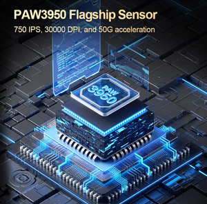 Chuột chơi game thể thao điện tử khung hình FPS công thái học có dây Bluetooth 2.4G 30000dpi 8K Màn hình OLED siêu không dây INPHIC in9 - Product Image 4