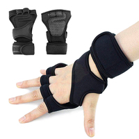 Gants de musculation demi-doigts pour fitness et gym, accessoire pour améliorer la préhension et le confort, gants de powerlifting respirants et résistants