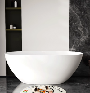 Baignoire autoportante moderne en marbre de haute qualité, écologique, garantie 10 ans, en promotion - Product Image 1