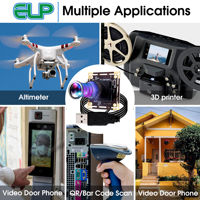 Modul Kamera USB Lensa Fisheye Sudut Lebar 16MP 4656X3496 Sensor Mini IMX298 CCTV Bebas Driver untuk Perekaman Video Keamanan
