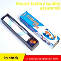 Boîtes en plastique colorées 1200x280MM, jouets pour enfants, jeux éducatifs d'intérieur, jeux de curling magnétique de table, jeux de tennis de table pour la maison