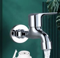 Robinet d'arrosage de jardin de haute qualité en alliage de zinc et laiton, à ouverture rapide, robinet de tuyau, robinet de machine à laver, anti-corrosion, léger
