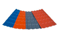 Design moderne U-PVC ASA imperméable Tuiles en résine résistant au feu et à la chaleur Bardeaux de toiture pour la construction de toits d'appartement de maison