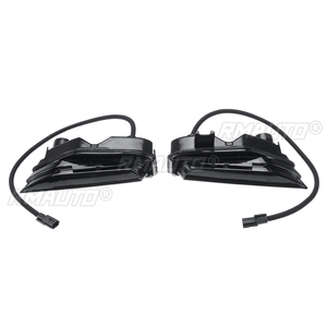 ไฟเลี้ยว LED แบบไดนามิก 2 ชิ้น สำหรับกันชนหน้ารถยนต์ ไฟเลี้ยวแบบไหล ไฟตัดหมอก DRL สำหรับ Infiniti Q50 Q50S Sport ปี 2014-2020 - Product Image 2