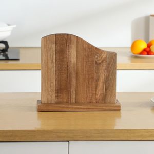 Juego de <span class=keywords><strong>cuchillos</strong></span> de madera de acacia, soporte de doble cara <span class=keywords><strong>con</strong></span> imanes fuertes, soporte magnético para <span class=keywords><strong>cuchillos</strong></span> para mostrador de cocina - Product Image 3