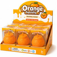 Mainan Jumbo Orange Squishy Realistis dari Bahan TPR, Buah-buahan yang Dapat Diremas, Lambat Naik Cepat Kembali, Sensorik, Pereda Stres, Unisex, 14 Tahun ke Atas