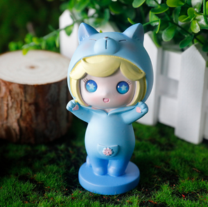 Poupée en résine « Fille énergique » – Boîte surprise créative – Cadeau pour <span class=keywords><strong>ami</strong></span> et camarade de classe – Modèle à collectionner - Product Image 4