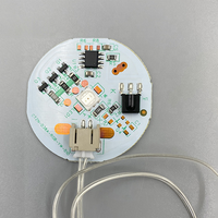 Panneau de commandes tactiles LED RVB DIY Rose Table Night Light Lamp Gradation Board Module Modern Type C USB Rechargeable 5V PCB Source
