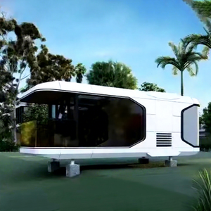 Maison mobile isolée ignifuge en panneaux EPS et aluminium-plastique, cabine de vie spatiale, petite maison mobile - Product Image 1
