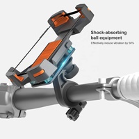 Support ODIER personnalisé support de téléphone pour scooter antichoc rotatif à 360 degrés/support de téléphone de moto/support de téléphone de vélo