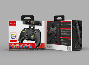 Joystick inalámbrico BT para juego, bocina brillante para Switch/iOS/<span class=keywords><strong>Android</strong></span>/PC/P3/P4, artefacto para comer pollo - Product Image 6