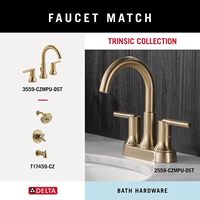 Handdoekhouder |   Vierkante champagnekleurige bronzen ring voor het ophangen van handdoeken in de keuken, badkamer |   Trinsic Accessoires