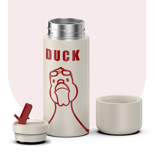 2024 New 3d Printed <b>Straw</b> Vacuum Style Mug Cute Stainless Steel Water <b>Bottle</b> Custom Colors - Product Image 2