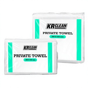 KRCLEAN Papier toilette jetable doux, lavable et résistant sans mandrin 290x330mm en pâte de bois vierge - Product Image 1