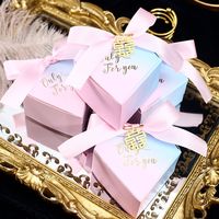 Boîte à bonbons de mariage, style pliable, livraison gratuite