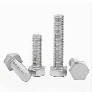 Boulons à tête hexagonale en acier inoxydable de haute qualité, résistants à la corrosion, finition zinguée, tailles personnalisées pour la construction – Vente chaude - Product Image 2