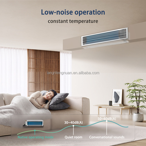 Nouvelle unité de ventilation à double fonction (chauffage et refroidissement) horizontale encastrée FCU (Fan Coil Unit) 220V à faible bruit, pour usage commercial centralisé, idéale pour <span class=keywords><strong>la</strong></span> maison et les restaurants. - Product Image 6