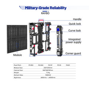 מסך לד להשכרה פנימי ברזולוציה גבוהה RAYBO, מסך וידאו לד קעור P2.6, מתאים למלונות ומקומות ישיבות בפולין - Product Image 4