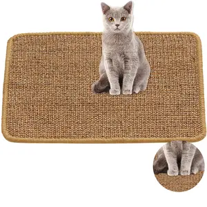 De gros sisal tapis chats-Tapis de poste à gratter en Sisal pour chat, poste à gratter, tapis de planche à gratter, jouet, arbre à litière, chaise longue pour animal de compagnie