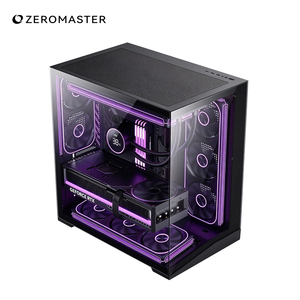 Boîtier PC Gaming ZeroMaster ATX Mid Tower avec Verre Trempé Panoramique, Châssis d'Ordinateur USB 3.0, Ventilateurs RGB – Vente en Gros, Usine OEM - Product Image 2