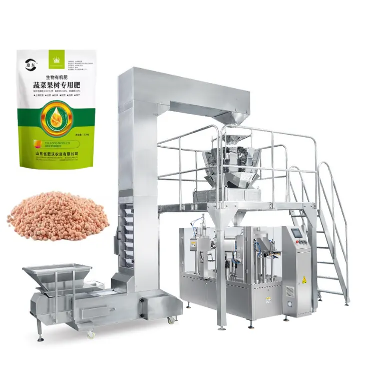 Preço de fábrica Máquinas pré-fabricadas para encher e selar bolsas Máquina de ensacamento de embalagens de sementes de fertilizantes