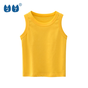Vente chaude, débardeur sans manches en coton pour garçon, design simple, débardeur sans manches pour garçon - Product Image 4