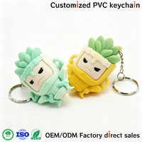 Porte-clés en caoutchouc personnalisé pour les cadeaux promotionnels de festival avec logo personnalisé - Écologique et durable