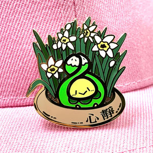 2026 Pins de revers personnalisés en métal émaillé dur plaqué <span class=keywords><strong>or</strong></span>, motifs animaux de dessin animé mignons, populaires en gros à <span class=keywords><strong>prix</strong></span> abordable, articles <span class=keywords><strong>d</strong></span>'artisanat métallique - Product Image 6