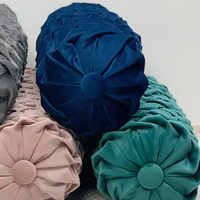Coussin décoratif élégant en velours de luxe avec motif géométrique, antistatique et lavable pour canapé