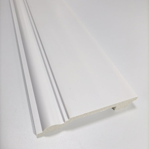 White Sample Style <strong>PVC</strong> Skirting PS <strong>Moulding</strong> Cornice Ceiling Profile PS <strong>Moulding</strong> - Product Image 5