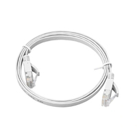 Câble Ethernet de jeu plat Premium Cat6 FTP-10Gbps à très faible latence, RJ45 plaqué or pour PS5/Xbox/PC-Conception sans enchevêtrement