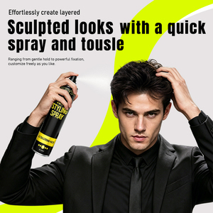 <span class=keywords><strong>Laque</strong></span> Coiffante Fixation Forte Longue Durée – <span class=keywords><strong>Spray</strong></span> <span class=keywords><strong>Coiffant</strong></span> Effet Naturel Brillance Fixe pour Hommes et Femmes – Marque Privée OEM - Product Image 2