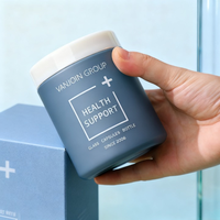 Pot en verre pour compléments alimentaires de 200 ml, pot pour capsules de compléments alimentaires de 100 ml, pot rose pour compléments alimentaires pour femmes, pot de qualité alimentaire, 60 pièces