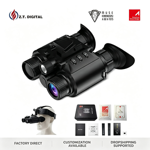 Binoculares de Visión Nocturna Z9158 4K con Zoom Digital 8X, Infrarrojos HD, Soporte para Trípode, Tácticos, Impermeables, Resistentes a Golpes, para 100% de Terreno - Product Image 1