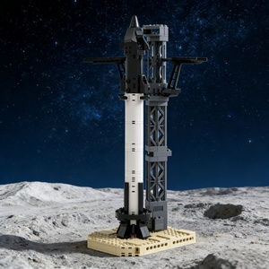 Bloques de Construcción Creativos OEM para Niños, Cohete Espacial, Nave Espacial, Rompecabezas de Ensamblaje, Ladrillos de Construcción, Modelo de Juguete, Juguetes para Niños, Unisex - Product Image 1