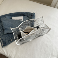 Sacs à main en PVC transparent de haute qualité pour femmes, sacs à main d'été, grands sacs de plage transparents pour voyages, vente en gros
