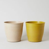 Pioneera 18cm Pots de plantes en fibre écologique Pots de fleurs décoratifs Jardinières d'intérieur pour la maison et le jardin