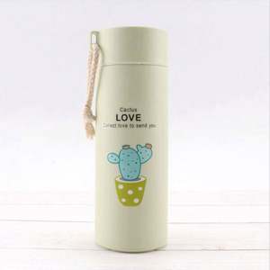 ขวดน้ำพลาสติกแบบใช้ซ้ำได้ แก้วน้ำเดินทางสองชั้น ขวดแก้วเกรดสำหรับอาหาร ทนความร้อน ใช้กับน้ำเดือดได้ พร้อมหูจับ - Product Image 4