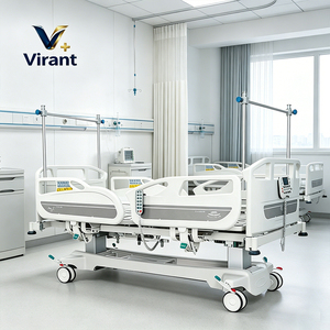 <span class=keywords><strong>Lit</strong></span> d'hôpital manuel multifonction en acier inoxydable, fabricant OEM fiable avec des prix d'usine compétitifs - Product Image 1