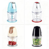Petit hachoir électrique puissant, robot culinaire pour usage domestique, hachoir à légumes, noix, pour hacher/découper, mélanger, faire de la purée